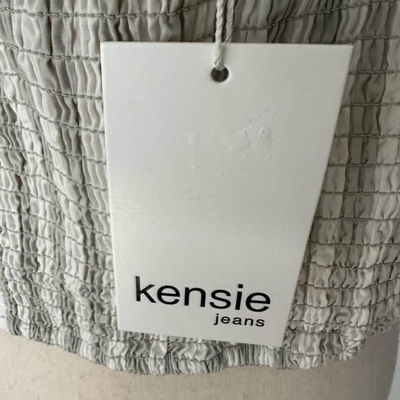 NWT Kensie jeans striped top 100% cotton SZ Large - Picture 5 of 7